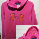 Hoodie with Logo - Under Armour Girls' Armour® Fleece Storm Big Logo - Hoodie