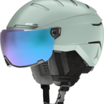 ATOMIC SAVOR GT VISOR STEREO SKI HELMET color mint / women's size M = 55-59cm