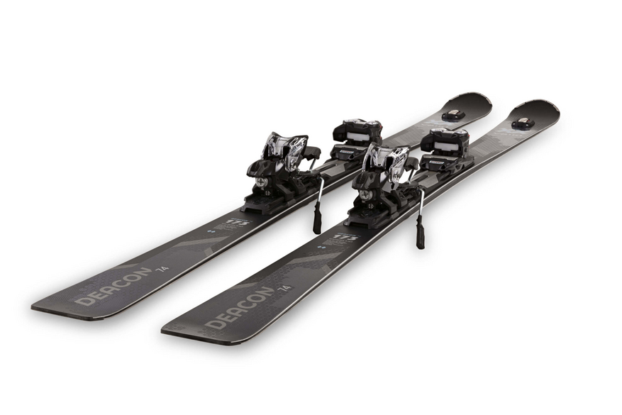 Volkl Deacon 74 Skis with rMotion 12 GW Bindings GW 20/21 color – black  168cm