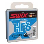 Swix HF6 Cera Nova High Performance Glide Wax, Blue, 40gm